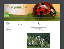 Tablet Screenshot of camping-aubusson.fr